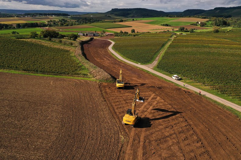 Rekultivierung an der Süddeutschen Erdgasleitung (SEL)