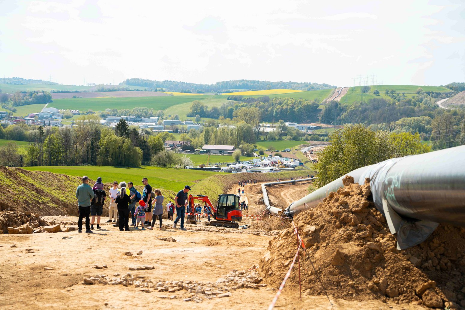 terranets bw öffnete die Baustelle in Meckesheim für interessierte Bürger:innen am 18. April 2026