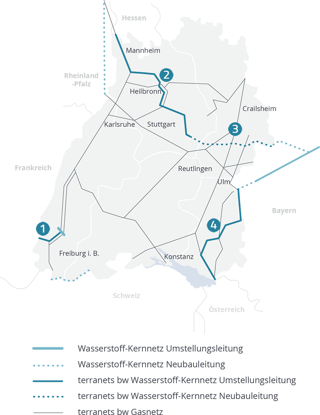 Schrittweise Aufbau der Wasserstoff-Infrastruktur in Baden-Württemberg